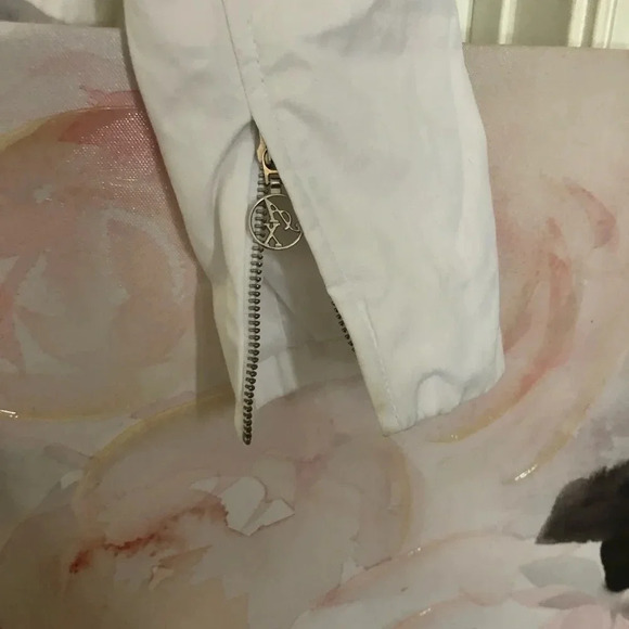 ! Armani Exchange white jacket sz M - Picture 3 of 10